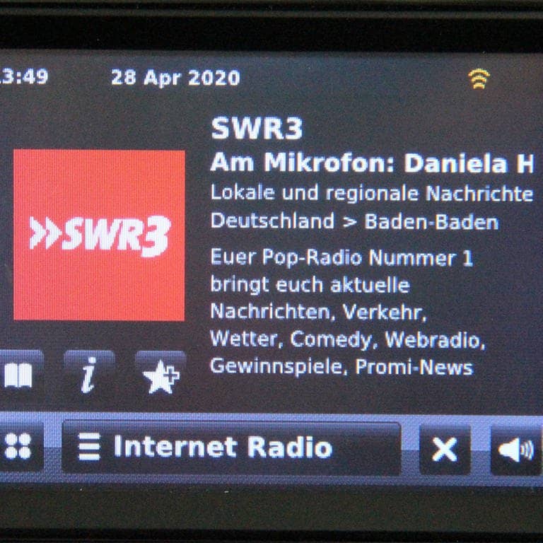 Display Digitalradio mit Internet-Radio-Funktion